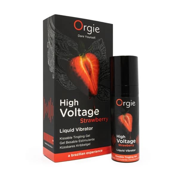 Orgie - Sexy Vibe 可食用草莓味 高壓電感 刺激凝膠 - 15毫升